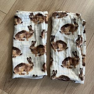 Milk Barn Bunny Burp Cloth